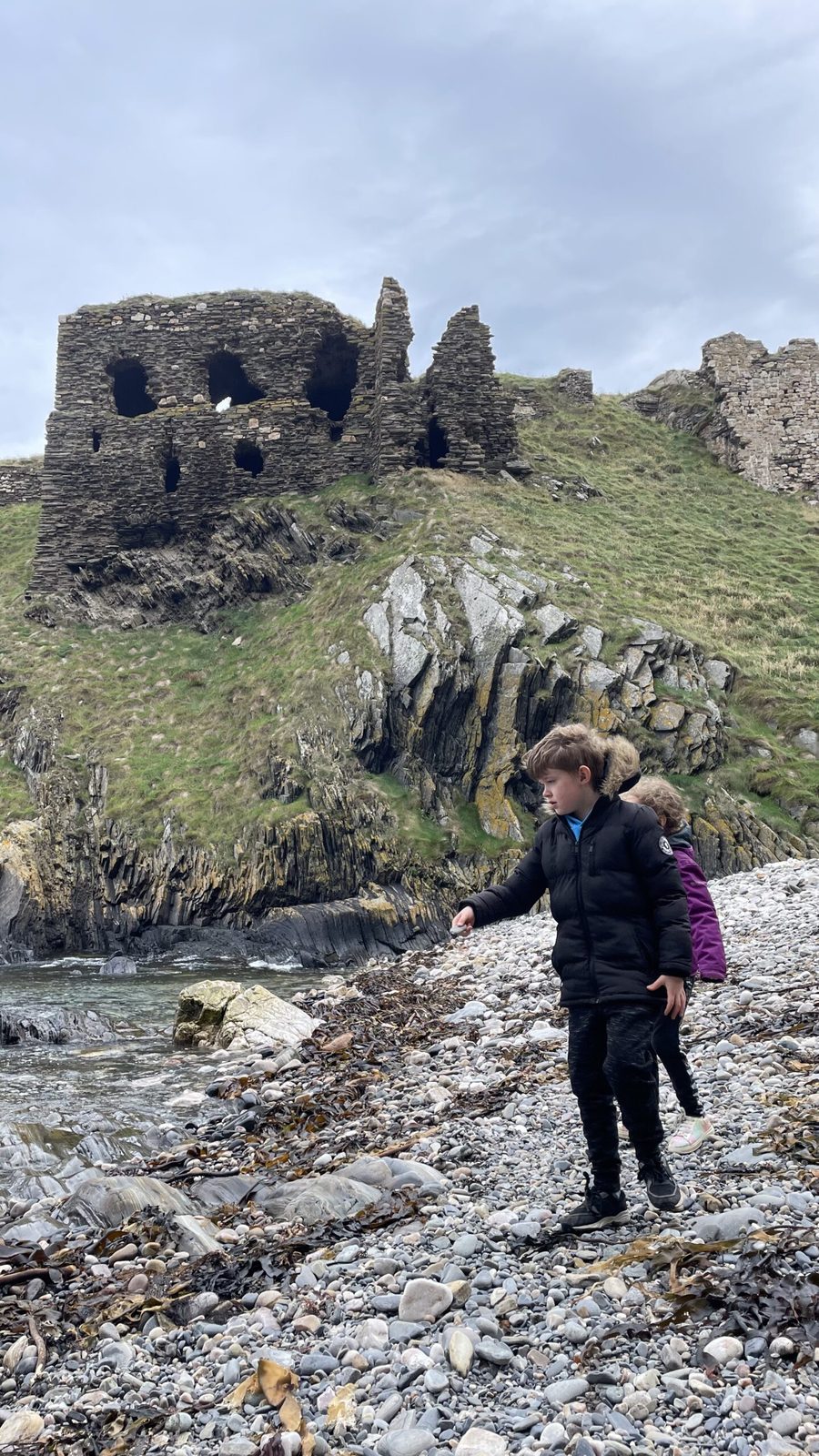 Findlater Castle in Aberdeenshire
